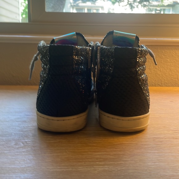 P448 high top sparkle sneakers- very gently worn, like new! - Picture 3 of 4